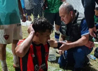 Violentos incidentes tras el partido entre Patronato y VF por la Liga Paranaense Sub-20 Violentos incidentes tras el partido entre Patronato y VF. Foto: Reporte 100.7