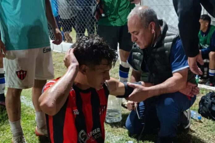 Violentos incidentes tras el partido entre Patronato y VF. Foto: Reporte 100.7