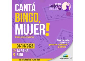 San Benito invita a las mujeres a participar de una tarde de bingo gratis en el NIDO Tarde de bingo gratis en el NIDO.