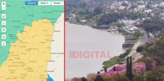 Ampliaron el alerta por tormentas para todo Entre Ríos.