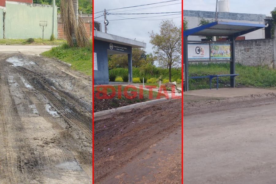 Vecinos reclaman por calles de tierra que se vuelven intransitables. Foto: ElochoDigital.