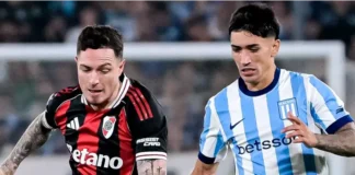 Se enfrentan River y Racing.