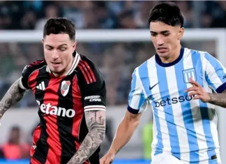 Se enfrentan River y Racing.