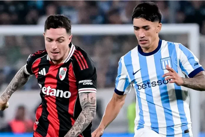 Se enfrentan River y Racing.