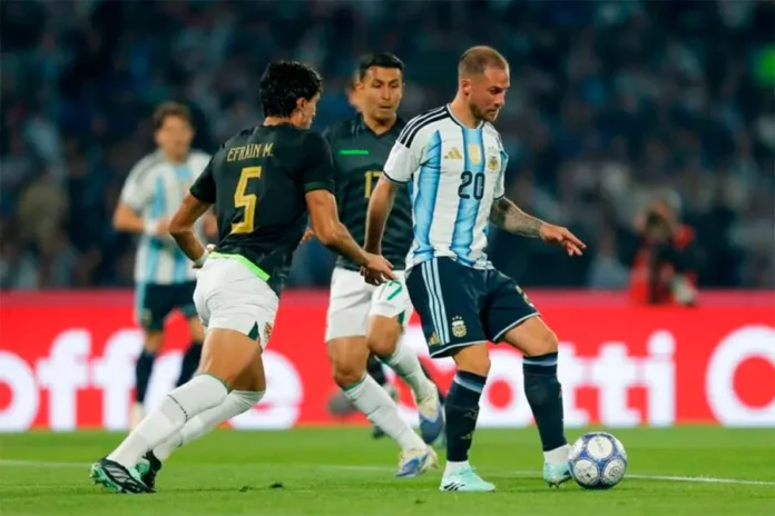 Argentina goleó 4-0 a Bolivia. Foto: X oficial de Argentina. Argentina goleó 4-0 a Bolivia. Foto: X oficial de Argentina.