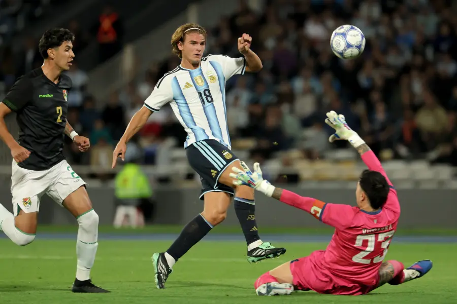Argentina goleó 4-0 a Bolivia. Foto: X oficial de Argentina.