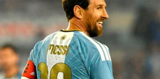 Messi se despidió de la Selección Argentina con un gol. Foto: AFA.