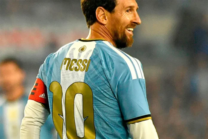 Messi se despidió de la Selección Argentina con un gol. Foto: AFA.