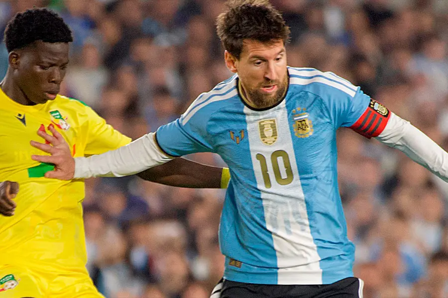 Messi se despidió de la Selección Argentina con un gol. Foto: AFA.