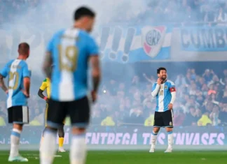 Messi se emocionó al despedirse de la Selección: “Jugar con esta camiseta es lo más lindo que te puede pasar” Messi se despidió de la Selección Argentina con un gol. Foto: AFA.