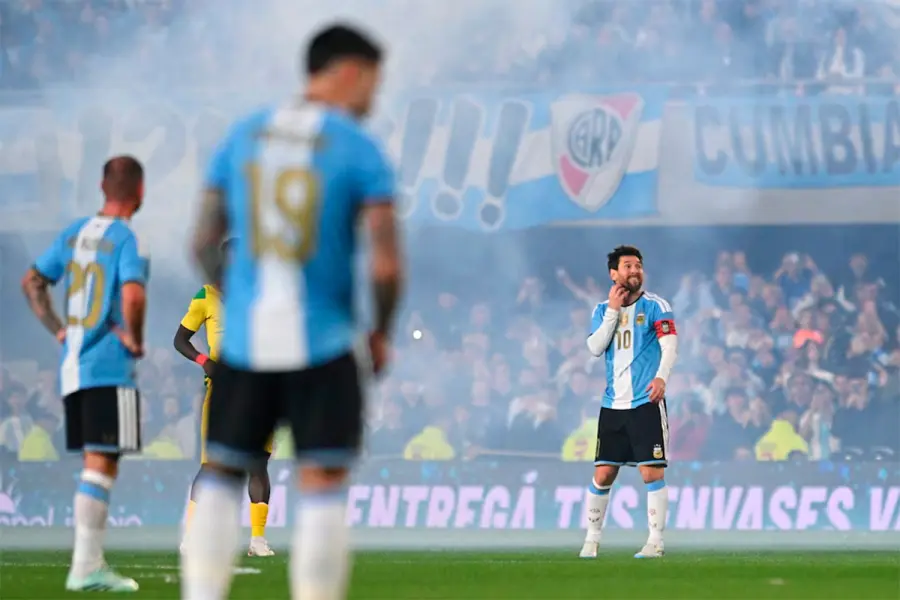 Messi se despidió de la Selección Argentina con un gol. Foto: AFA.