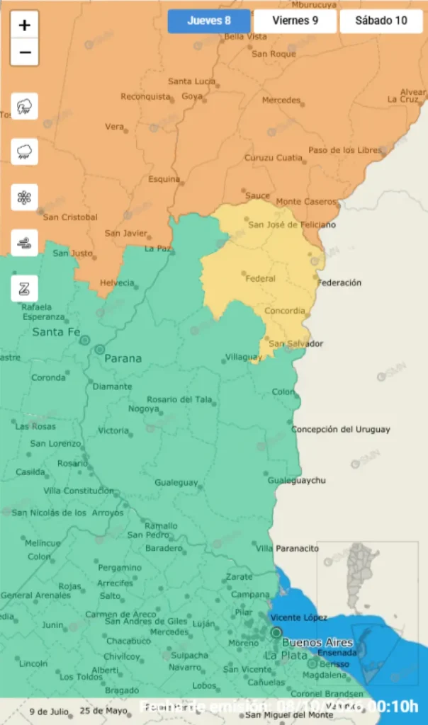 alerta amarilla