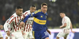 Boca empató 2-2 con Instituto. Foto: La Nación.