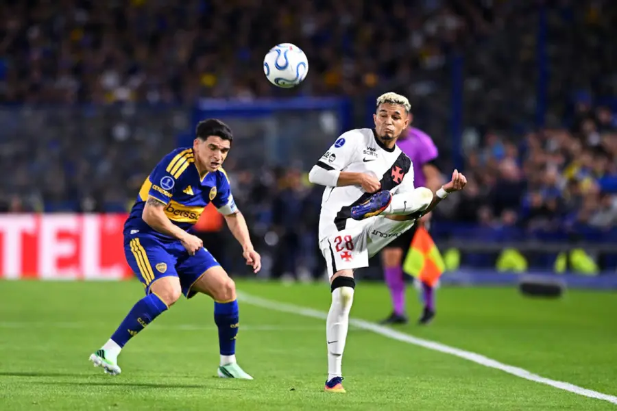 Boca perdió 1-0 ante Vasco da Gama en la Bombonera. Foto: Infobae.