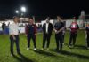 Enersa renovó la iluminación de San Benito. Foto: (GdER).