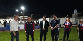 Enersa renovó la iluminación de San Benito. Foto: (GdER).