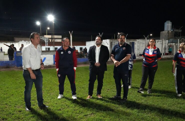 Enersa renovó la iluminación de San Benito. Foto: (GdER).