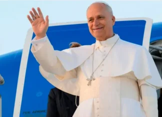 Visita del papa León XIV.