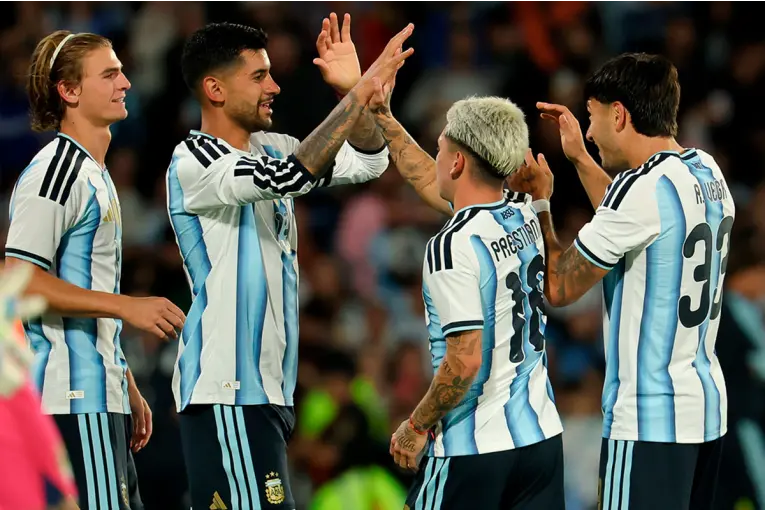Argentina goleó 4-0 a Bolivia. Foto: X oficial de Argentina.