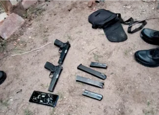 Detuvieron a un hombre con dos pistolas 9 milímetros. Foto: Policía de Entre Ríos.