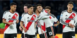 River goleó 3-0 a Belgrano en Córdoba y se metió en zona de clasificación a los playoffs River goleó 3-0 a Belgrano en Córdoba. Foto: La Nación.
