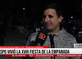 Crespo vivió la XVIII Fiesta de la Empanada